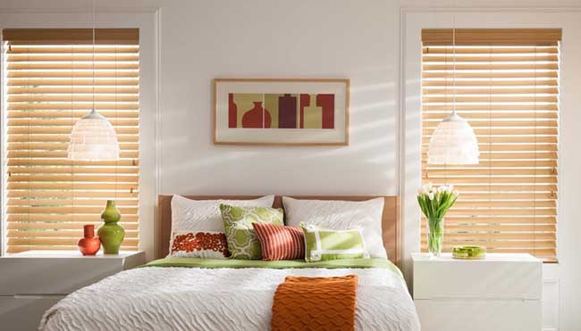 rèm gỗ tự nhiên phòng ngủ